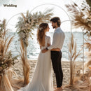 Outsunny Wedding Arch Frame Set, 2.2, 2, 1.8 m Arch Backdrop Stand White