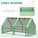 Outsunny Mini Greenhouse 180 x 90 x 90 cm - Green