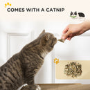 PawHut TV Shape Cat Scratching Board with Catnip, for Indoor Cats, Brown