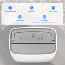 HOMCOM 16L Dehumidifier With Filter, 5.5L Water Tank, Auto Defrost, Timer