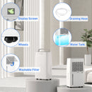 HOMCOM 16L Dehumidifier With Filter, 5.5L Water Tank, Auto Defrost, Timer
