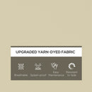 Outsunny Set of 4 Outdoor Seat Cushion with Ties, for Patio Furniture, Beige
