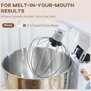 HOMCOM Electric Stand Mixer, 5L Food Mixer With Dough Hook, Whisk