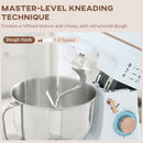 HOMCOM Electric Stand Mixer, 5L Food Mixer With Dough Hook, Whisk