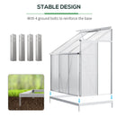 Outsunny Greenhouse Polytunnel 6 x 4 ft - Clear