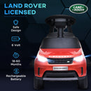 AIYAPLAY Land Rover Licensed Kids Electric Ride On Car Sliding Car