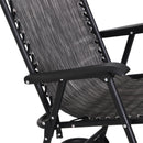 Outsunny Rocking Chair Folding - Grey