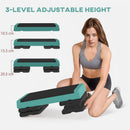 SPORTNOW Aerobic Step, 10.5/15.5/20.5cm Exercise Stepper for Home
