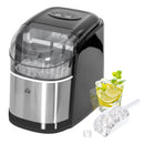HOMCOM Portable Ice Cube Maker w/ 2 Cube Sizes 12Kg/24 Hrs, 9 Cubes/ 6-12Mins