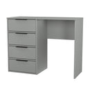 Fluted 4 Drawer Vanity in Dusk Grey - Ready Assembled