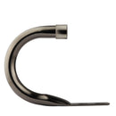 Full Stop - Pair of Holdaback Tiebacks with End Finials in Black Silk
