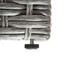 Outsunny Rattan Sofa Set to Daybed - Grey