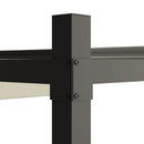 Outsunny 3 x 3(m) Pergola with Retractable Roof, 80mm Metal Column