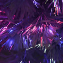Christmas Time 2.5FT Prelit Artificial Tabletop Christmas Tree with Fibre Optics Holiday Home Xmas Decoration for Table and Desk, White
