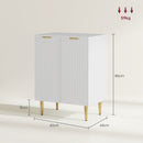 HOMCOM Sideboard Buffet Cabinet with Adjustable Shelf, White