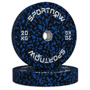 SPORTNOW Olympic Weight Plates with 5cm Holes for Weight Lifting
