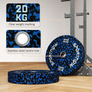 SPORTNOW Olympic Weight Plates with 5cm Holes for Weight Lifting