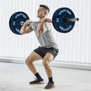 SPORTNOW Olympic Weight Plates with 5cm Holes for Weight Lifting