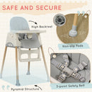 AIYAPLAY 3 in 1 High Chair, Baby Chair, Booster Seat, Easy Clean & Foldable
