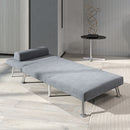 HOMCOM Single Folding 5 Position Convertible Sleeper Chair Sofa Bed