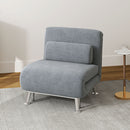 HOMCOM Single Folding 5 Position Convertible Sleeper Chair Sofa Bed