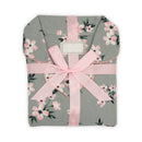 Tru Ladies Floral Flannel Pyjama - Grey