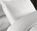 Grosvenor - 1000 Thread Count Pin Stripe Fitted Sheet in White
