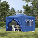 Outsunny  Pop Up Gazebo Tent  2.95 m x 2.95 m -  Blue