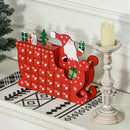 HOMCOM Advent Calendar, Christmas Countdown Calendar with 24 Drawers