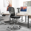 HOMCOM Mesh Draughtsman Chair, Ergonomic Drafting Chair