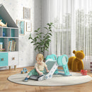 AIYAPLAY Foldable Kids Slide, Baby Slide For 1.5-3 Years, Green