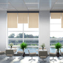 HOMCOM WiFi Smart Roller Blinds 120 x 180cm - Brown