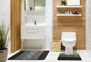 Halo - Tonal Stripe 2pc Bath set in Black