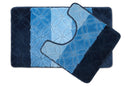 Halo - Tonal Stripe 2pc Bath set in Blue