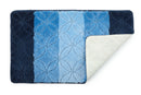 Halo - Tonal Stripe 2pc Bath set in Blue