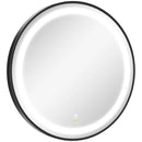 kleankin Bathroom Round Mirror with 3 Temperature Colours