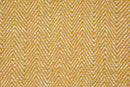 Herringbone - Recycled Cotton Throw in  Ochre