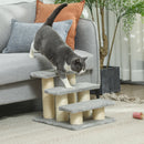 PawHut Cat Steps 3 Stairs Deluxe Pet Portable Easy Climb Assistance Lightweight