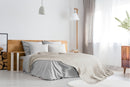 Honeycomb - Recycled Cotton Throw in Ivory