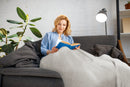 Honeycomb - Recycled Cotton Throw in Ivory