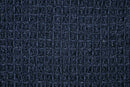 Honeycomb - Recycled Cotton Throw in Navy