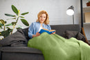 Honeycomb - Recycled Cotton Throw in Pistachio