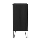Harlequin 4 Drawer Chest in Black Ash - Ready Assembled