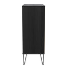 Harlequin 5 Drawer Chest in Black Ash - Ready Assembled