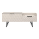 Harlequin 2 Drawer Coffee TV Unit in Kashmir Matt - Ready Assembled