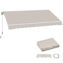 Outsunny Replacement Canopy for 3 x 2.5 m Awning (Fabric Only)
