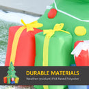 HOMCOM 5ft Inflatable Christmas Tree - Green