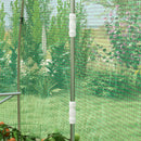 Outsunny Polytunnel Green House with Sprinkler System, Wide Door, 4 x 3(m)