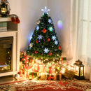 HOMCOM 3FT Green Fibre Optic Christmas Tree