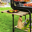 Outsunny Charcoal Barbecue Grill Portable BBQ With Lockable Lid, Vent